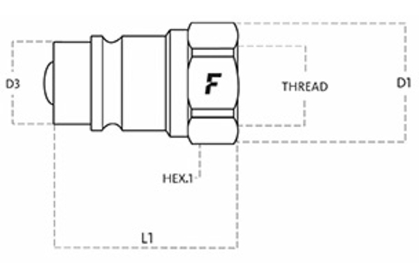 NS 38 NPT M