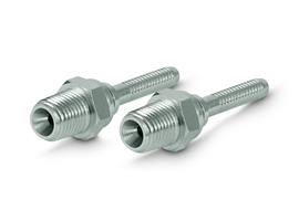 Threaded adapter with conical NPTF thread