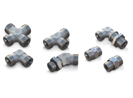 Rohrverschraubung Körper - Zink-Nickel (Zi-Ni)