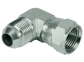 Verbindungsverschraubung JIC-JIC 90° (Ü/M)