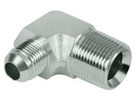 Verbindungsverschraubung JIC-NPT 90°