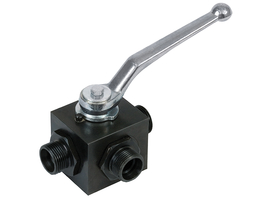 Directional ball valve (metric, light series)