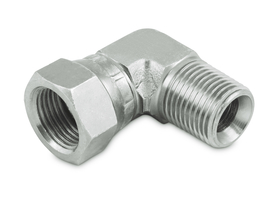 Angle Screw-in union, JIS preassembled, BSP - tapered