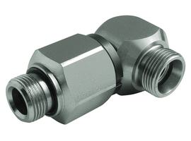 Raccord coudé à visser orientable à guidage par bille D/WE - fractionnaire, corps