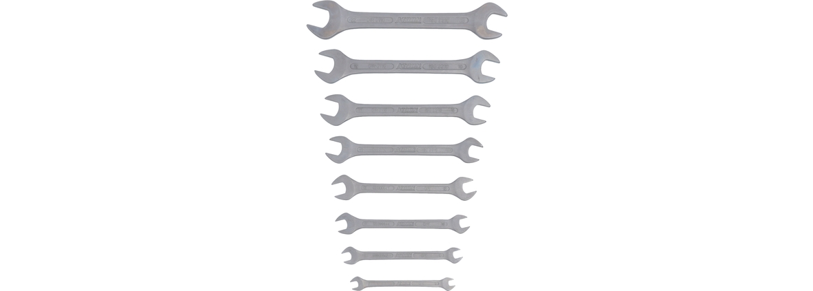 Doppel-Maulschlüssel DIN3110, 6x7mm bis 30x32mm) 10-tlg.