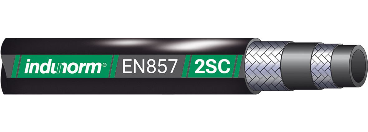 Braided Hose 2SC..S (EN 857 - 2SC) smooth cover