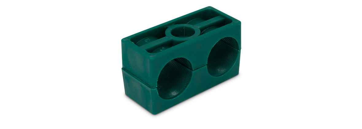 Pipe clamps, twin series