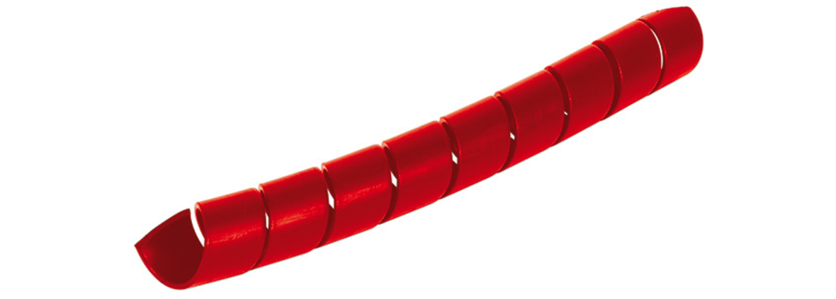 Schlauchschutz Kunststoffwendel rot