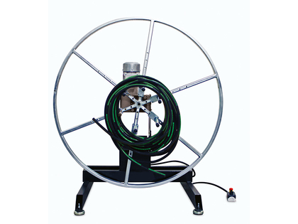 Hose reel, electrically driven - horizontal / vertical applicable