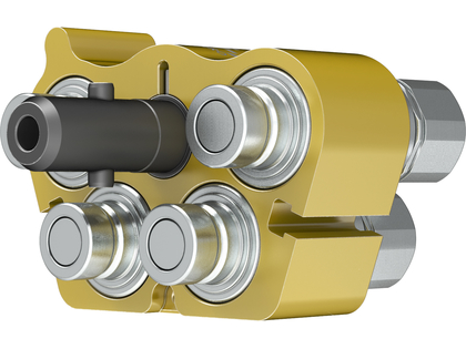 Multikupplung Serie MSTX 4-fach DN12 Stecker