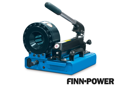 Finn-Power Mobile Hydraulikschlauchpresse mit Handpumpe, 95 t, Pressbereich 6,8-45 mm